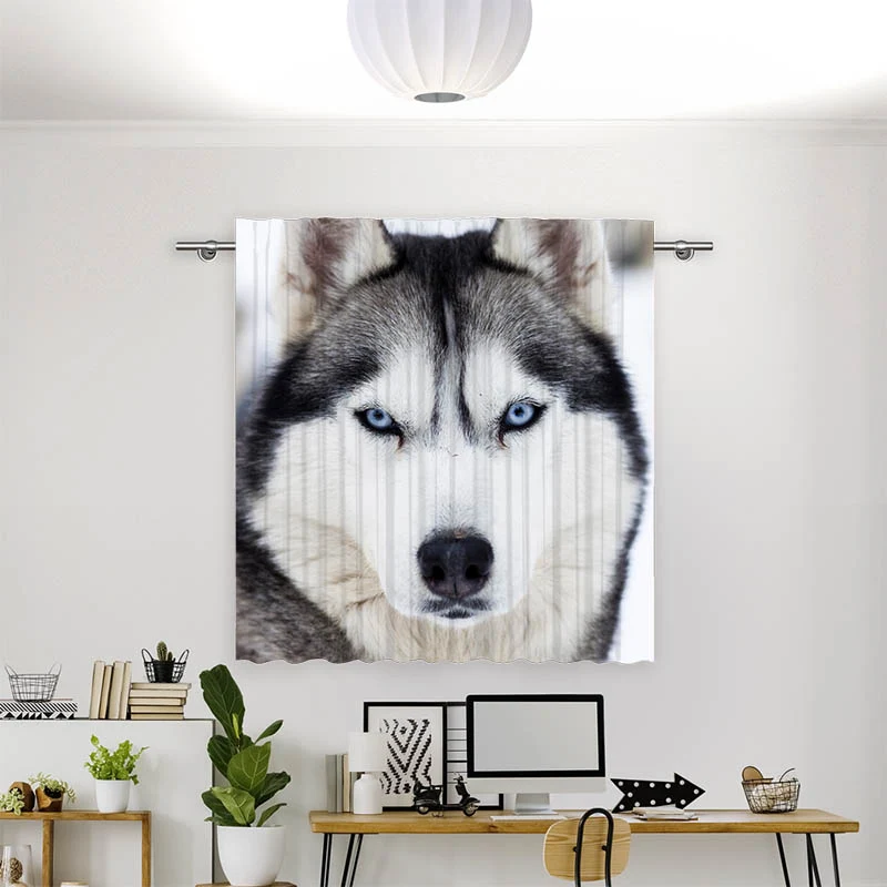 Vorhang Motiv "Husky"