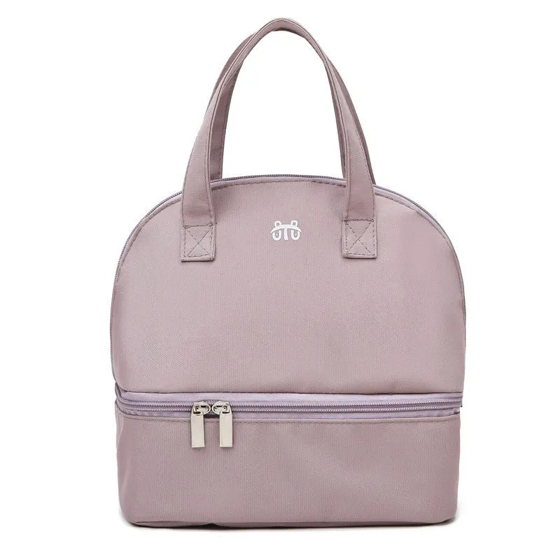 Damer Isolert Lunsjbag med dobbelt romdesign Luvikno