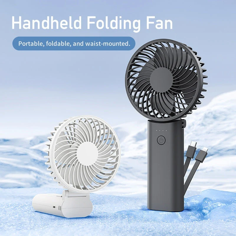 Unisex trådlig håndholdt kjølefan med ergonomisk design Luvikno