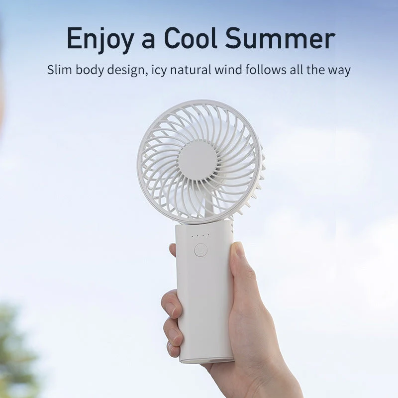 Unisex trådlig håndholdt kjølefan med ergonomisk design Luvikno
