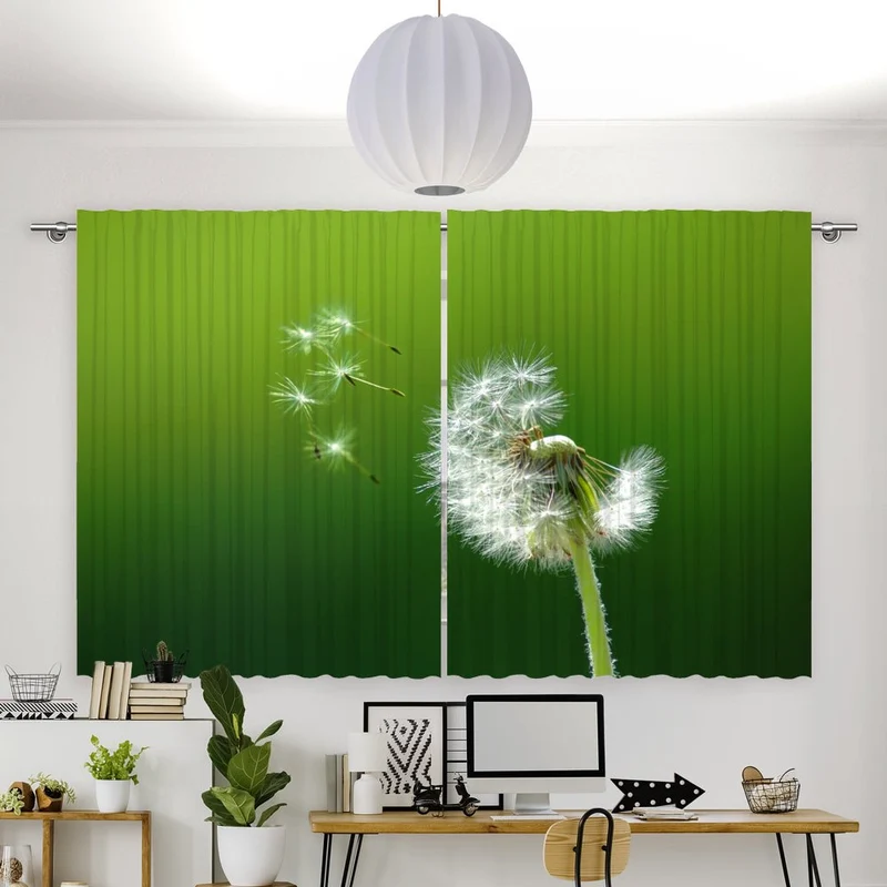 Vorhang Motiv "Pusteblume Samen"