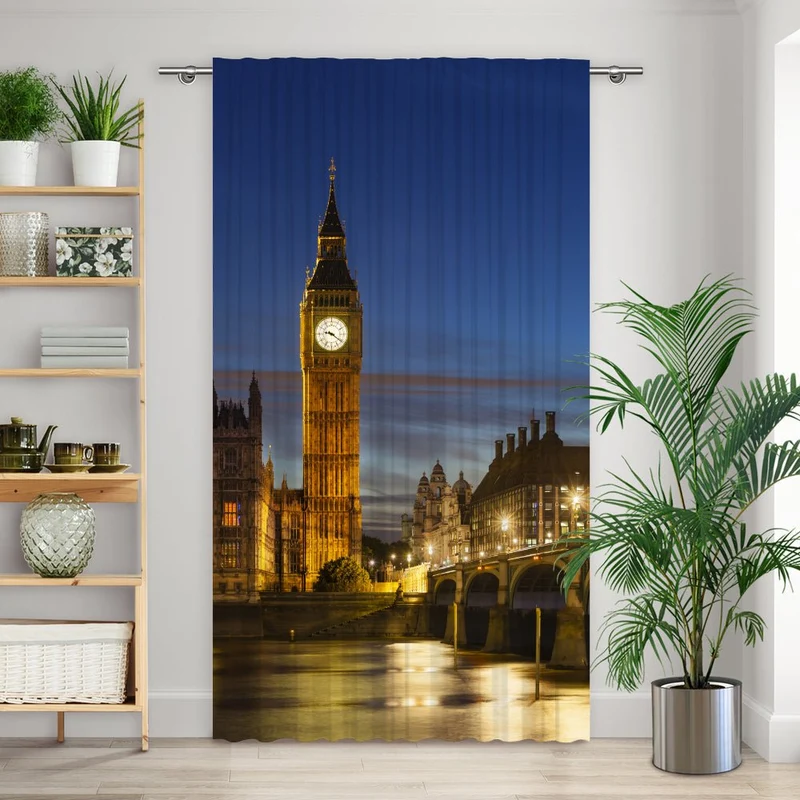 Vorhang Motiv "Big Ben London"