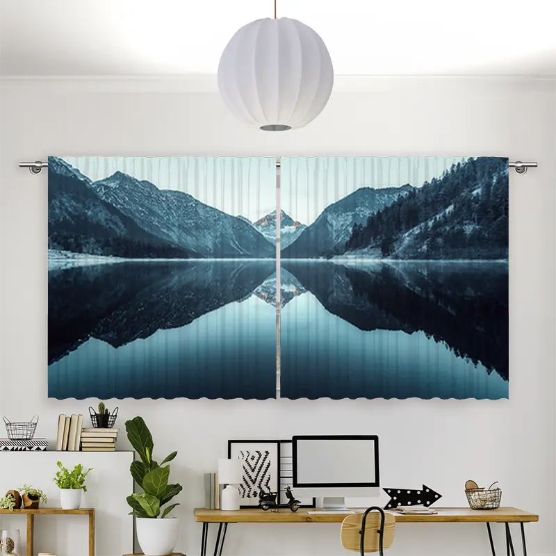 Vorhang Motiv "Plansee Alpen"
