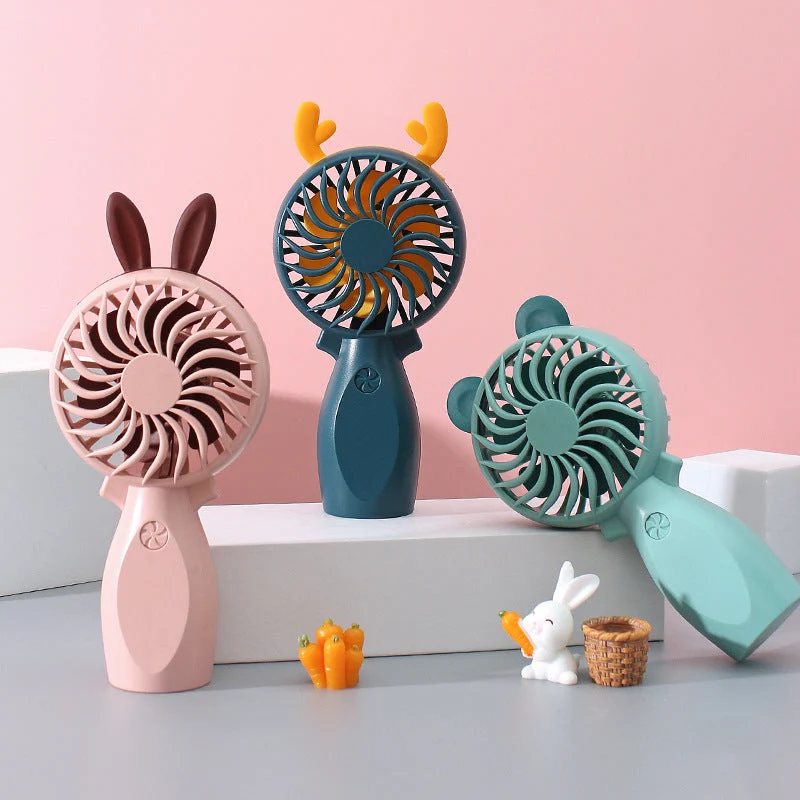 Unisex Søt Blomsterdesign Skrivebordvifte Luvikno