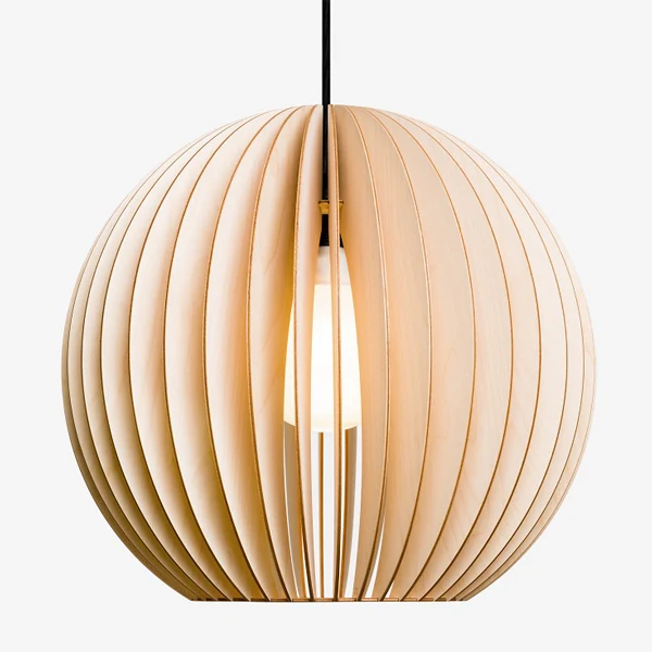 IUMI Hängelampe AION natur - Lampe aus Holz made in Berlin