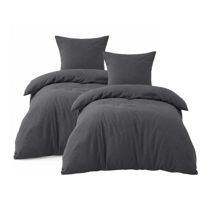 Bettwäsche Musselin "pure hug", 100% Baumwolle, 135x200+80x80/155x220+80x80, versch. Farben