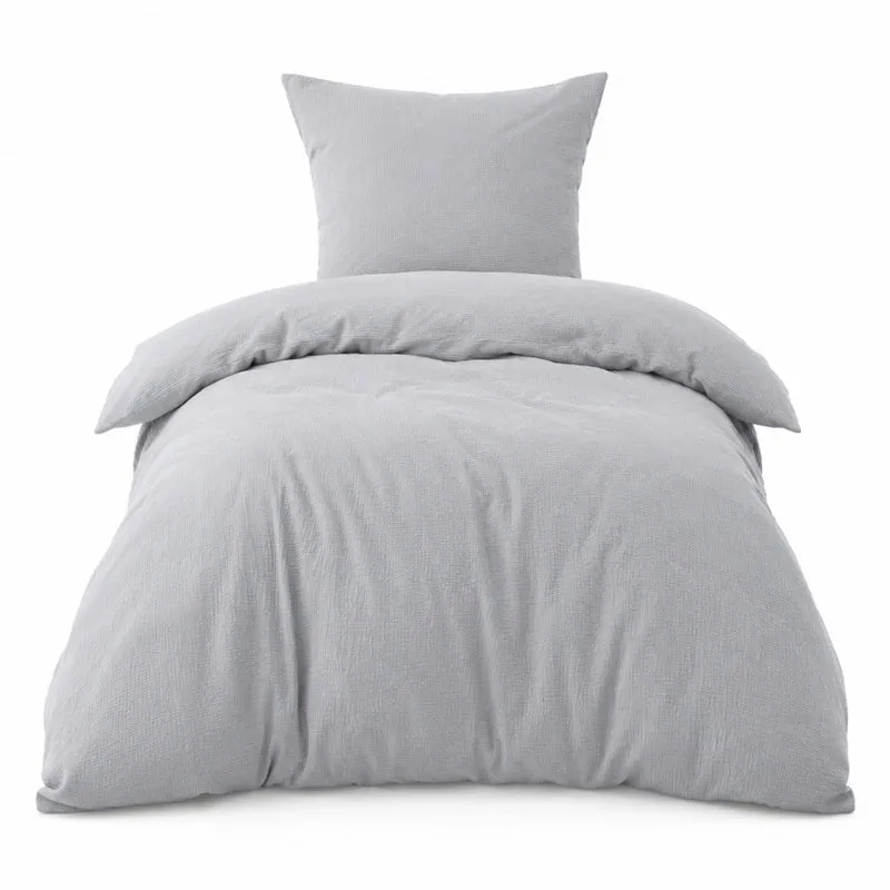 Bettwäsche Musselin "pure hug", 100% Baumwolle, 135x200+80x80/155x220+80x80, versch. Farben