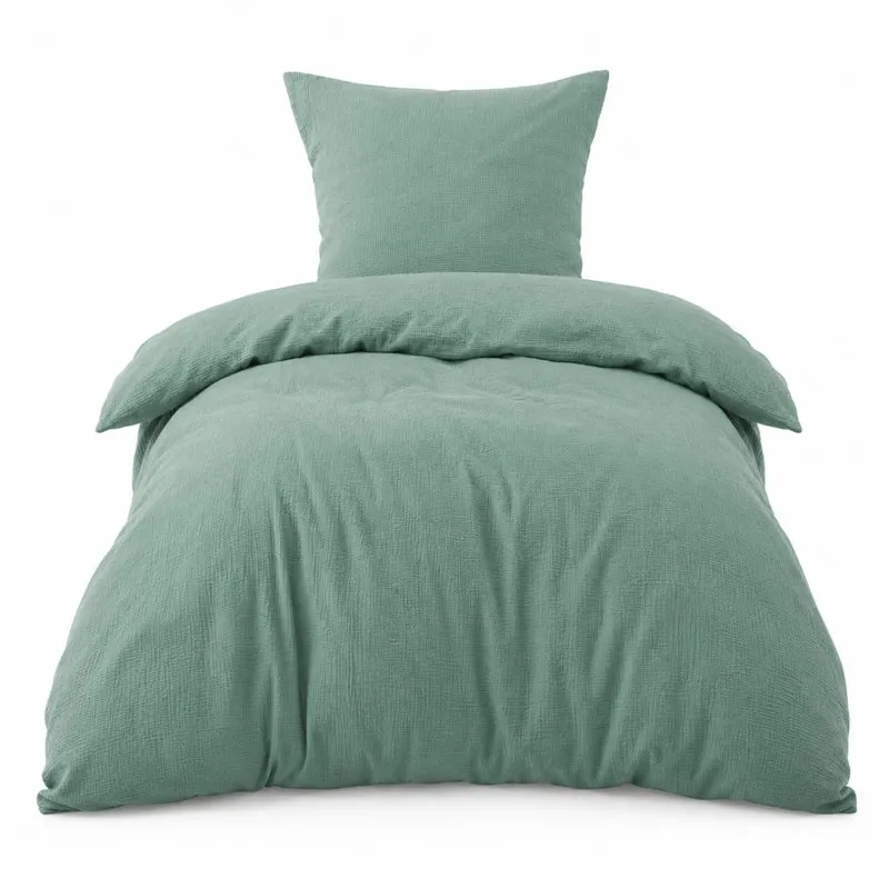 Bettwäsche Musselin "pure hug", 100% Baumwolle, 135x200+80x80/155x220+80x80, versch. Farben