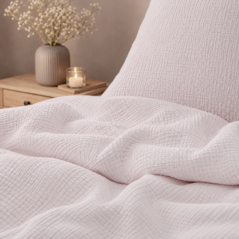 Bettwäsche Musselin "pure hug", 100% Baumwolle, 135x200+80x80/155x220+80x80, versch. Farben