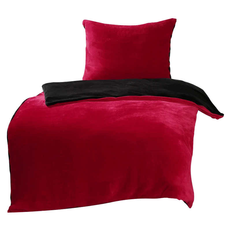 Wende Bettwäsche 135x200+80x80 Winter Cashmere Touch oder 2er Pack Kissenbezüge