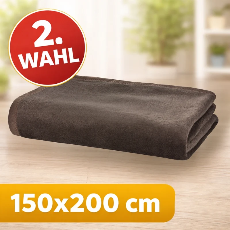 Moon Uni Kuscheldecke Baumwollmix 2. Wahl - versch. Größen und Farben
