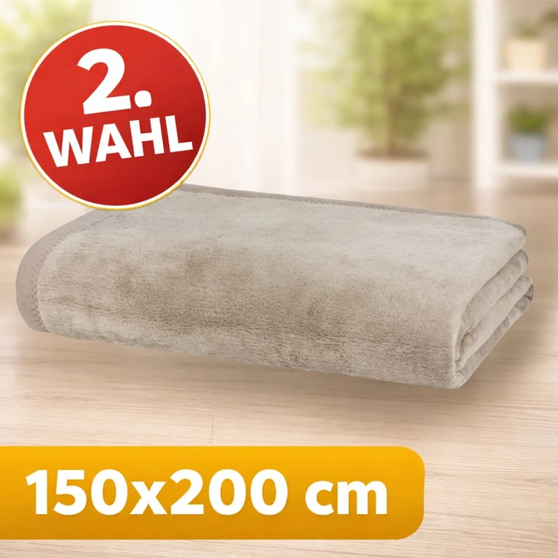 Moon Uni Kuscheldecke Baumwollmix 2. Wahl - versch. Größen und Farben