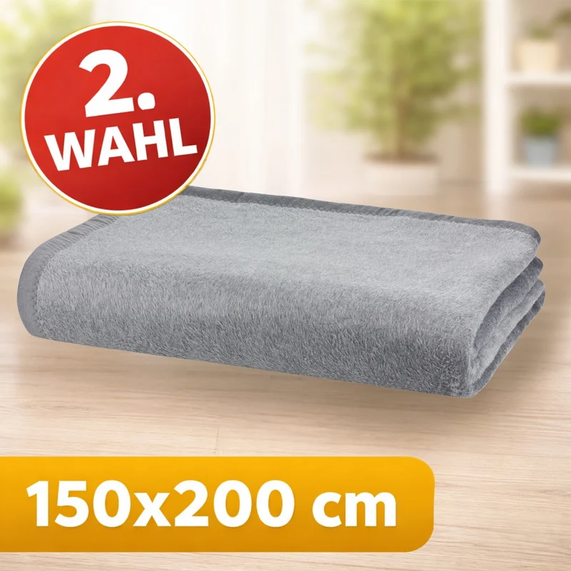 Moon Uni Kuscheldecke Baumwollmix 2. Wahl - versch. Größen und Farben
