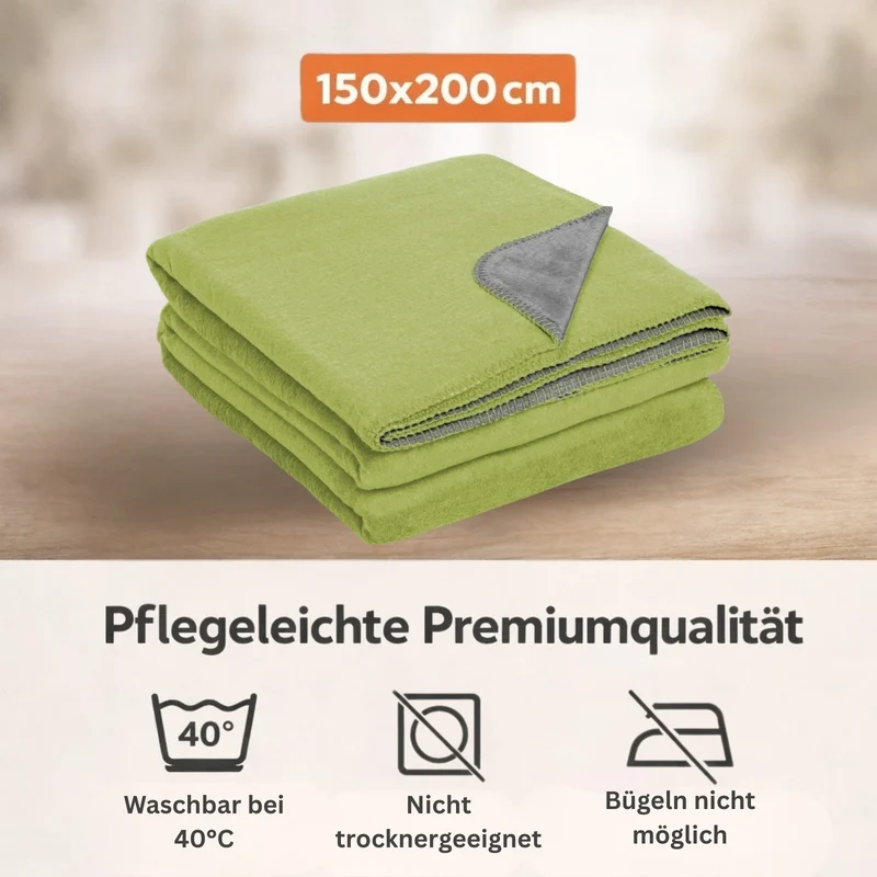 Moon Doubleface Kuscheldecke Baumwollmix 2.Wahl - 150x200 cm, 220x240 cm