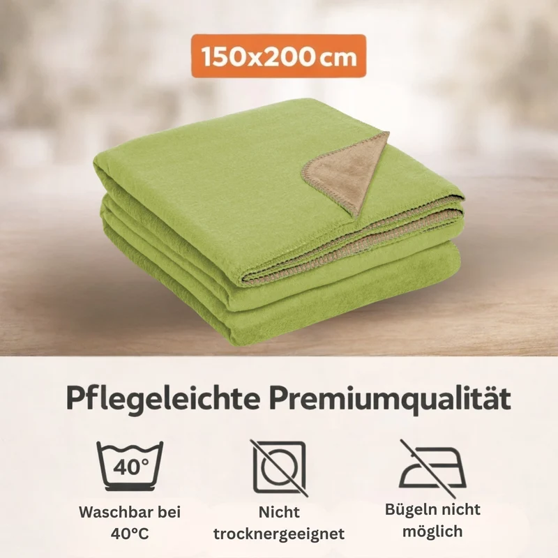 Moon Doubleface Kuscheldecke Baumwollmix 2.Wahl - 150x200 cm, 220x240 cm
