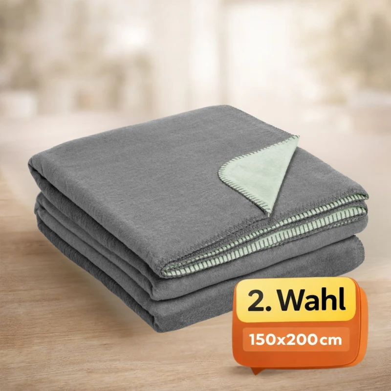 Moon Doubleface Kuscheldecke Baumwollmix 2.Wahl - 150x200 cm, 220x240 cm