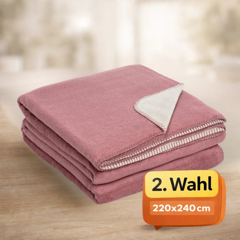 Moon Doubleface Kuscheldecke Baumwollmix 2.Wahl - 150x200 cm, 220x240 cm