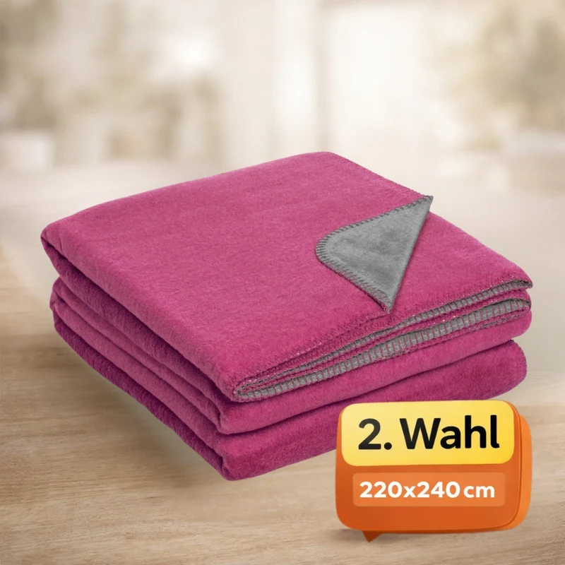Moon Doubleface Kuscheldecke Baumwollmix 2.Wahl - 150x200 cm, 220x240 cm