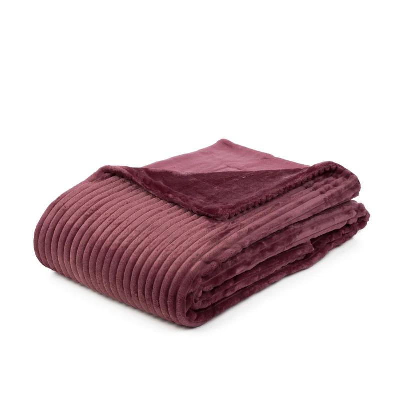 Gözze Wendedecke Kuscheldecke Cord Optik 150x200 Wohndecke