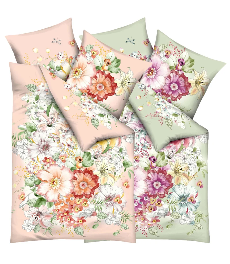 Kaeppel Mako Satin Bettwäsche 100% Baumwolle Abigail 135x200