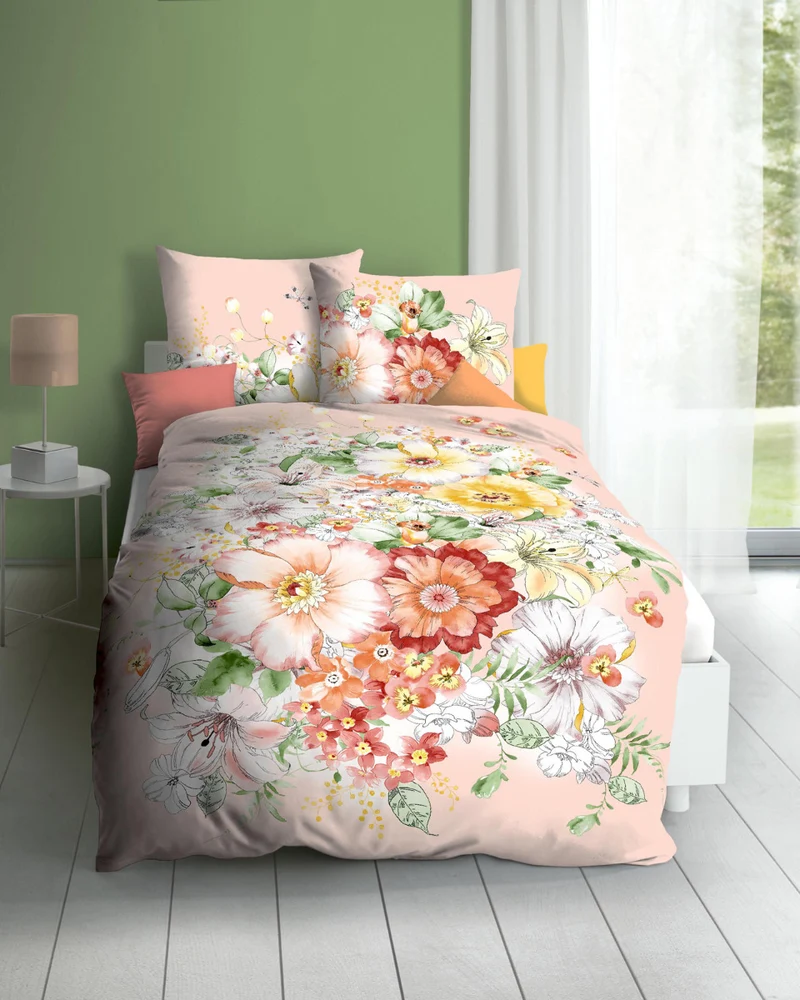 Kaeppel Mako Satin Bettwäsche 100% Baumwolle Abigail 135x200
