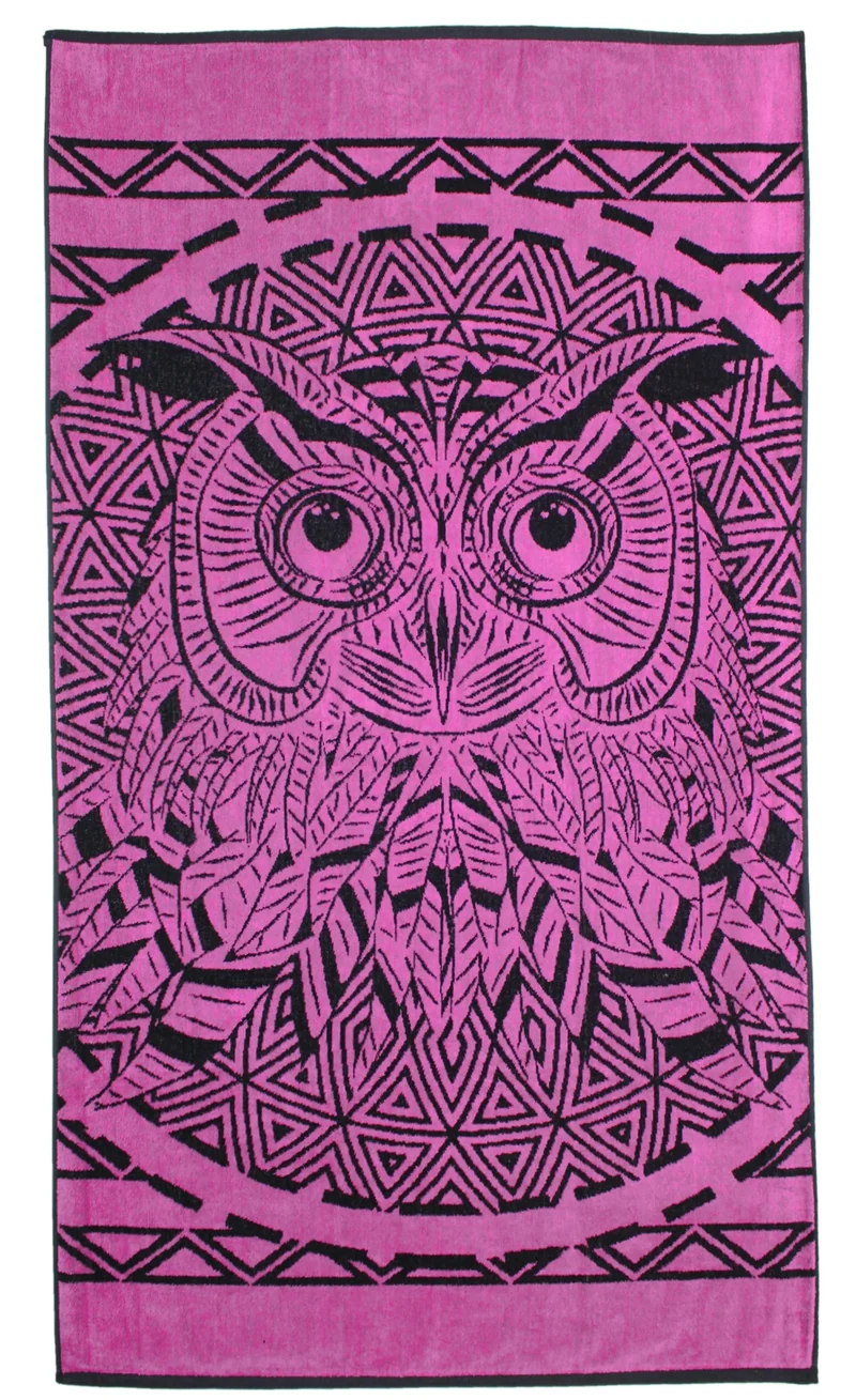 P.K. Collection Velours Strandtuch Strandhandtuch Wildlife 90x165 cm, Strandlaken in verschiedenen Designs