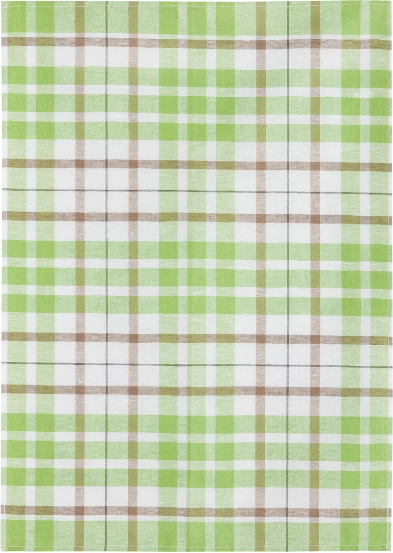 3er Pack Kracht Halbleinen Geschirrtuch 50x70 Blockkaro 2-900