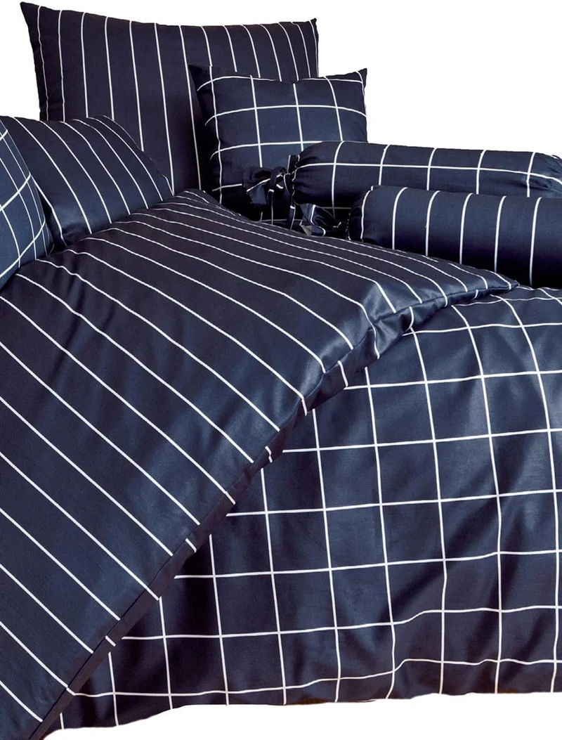 Janine Mako-Satin Bettwäsche modernclassic 135x200 - 155x220 / 80x80 39025 inkl. Nagelpflegeset