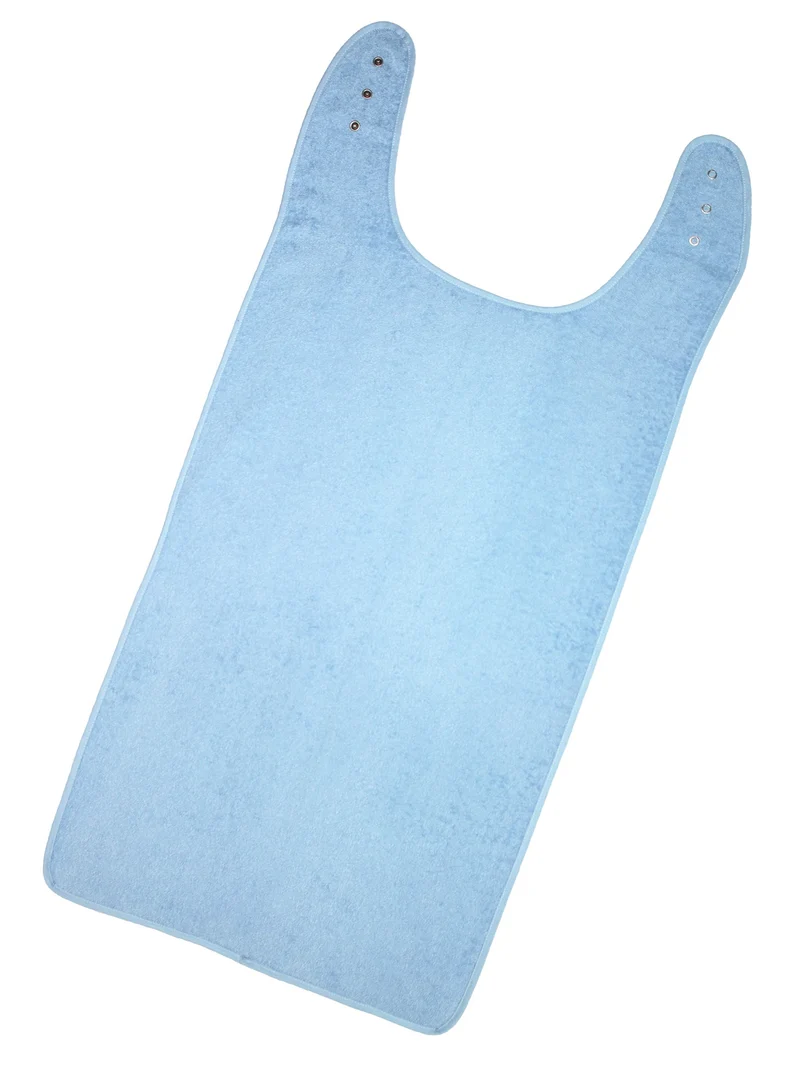 Lätzchen für Erwachsene bleu mit Druckknöpfen / Erwachsenen Lätzchen