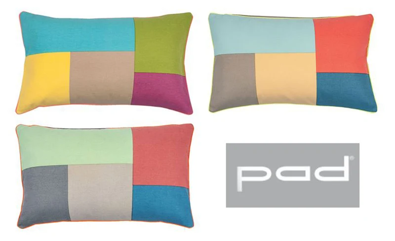 PAD Kissenbezug Kissenhülle 30x50 100% Baumwolle grau 435244-K10 Dekokissen