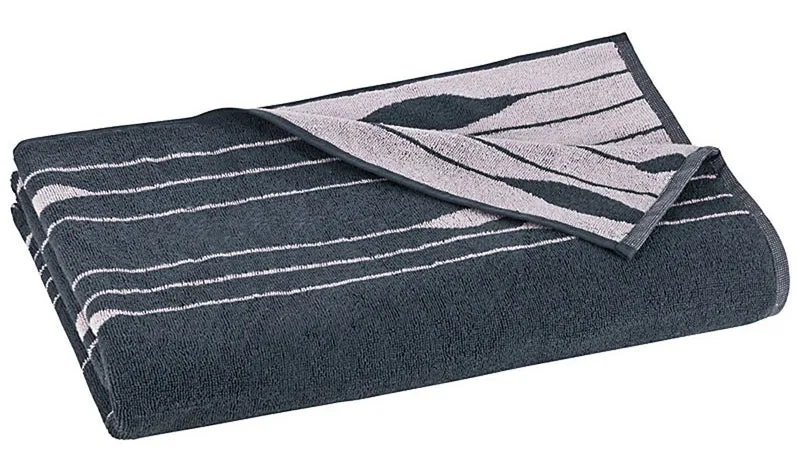 Floringo Saunatuch Strandtuch 90x190 100% Baumwolle Design Sterne Streifen