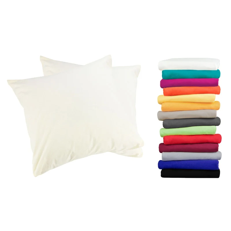 2er Pack MOON-Luxury Linon Kissenbezug 100% Baumwolle 40x40 40x60 40x80 50x50 60x60 80x80