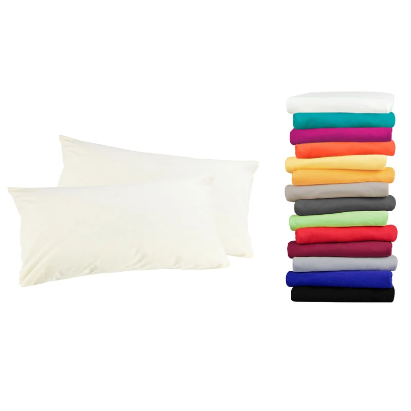 2er Pack MOON-Luxury Linon Kissenbezug 100% Baumwolle 40x40 40x60 40x80 50x50 60x60 80x80