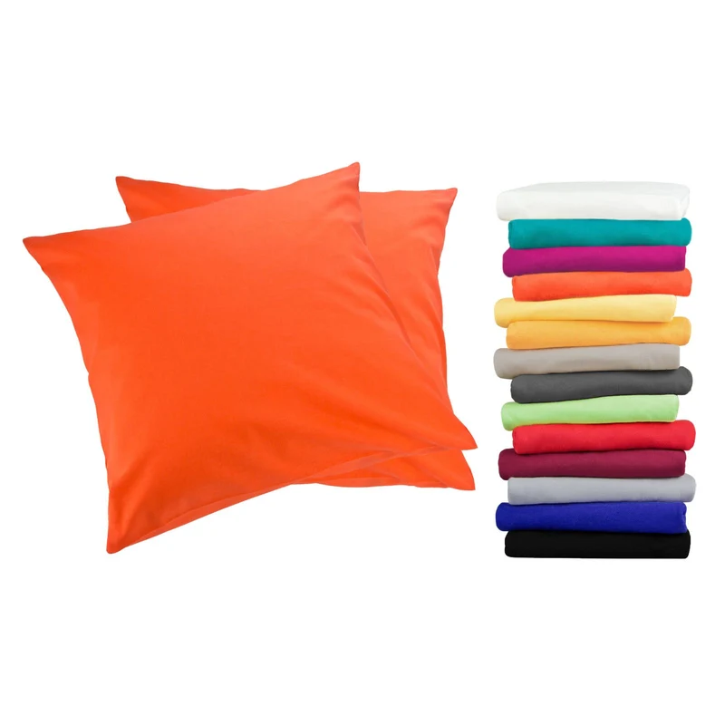 2er Pack MOON-Luxury Linon Kissenbezug 100% Baumwolle 40x40 40x60 40x80 50x50 60x60 80x80