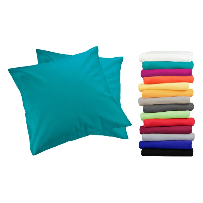 2er Pack MOON-Luxury Linon Kissenbezug 100% Baumwolle 40x40 40x60 40x80 50x50 60x60 80x80
