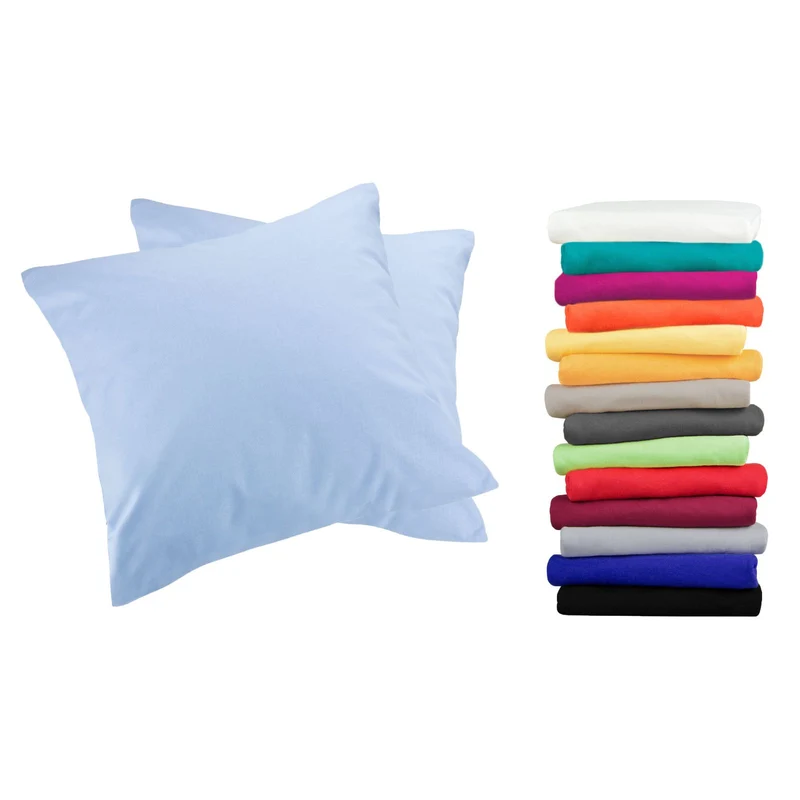 2er Pack MOON-Luxury Linon Kissenbezug 100% Baumwolle 40x40 40x60 40x80 50x50 60x60 80x80