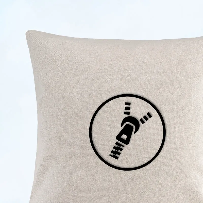2er Pack Kissenbezug Kissenhülle versch. Größen Polyester Reißverschluss Moon