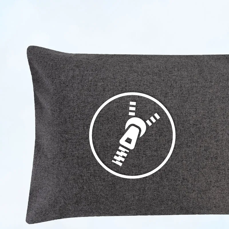 2er Pack Kissenbezug Kissenhülle versch. Größen Polyester Reißverschluss Moon