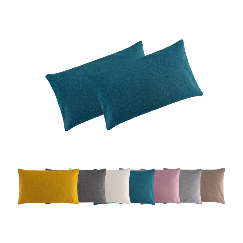 2er Pack Kissenbezug Kissenhülle versch. Größen Polyester Reißverschluss Moon