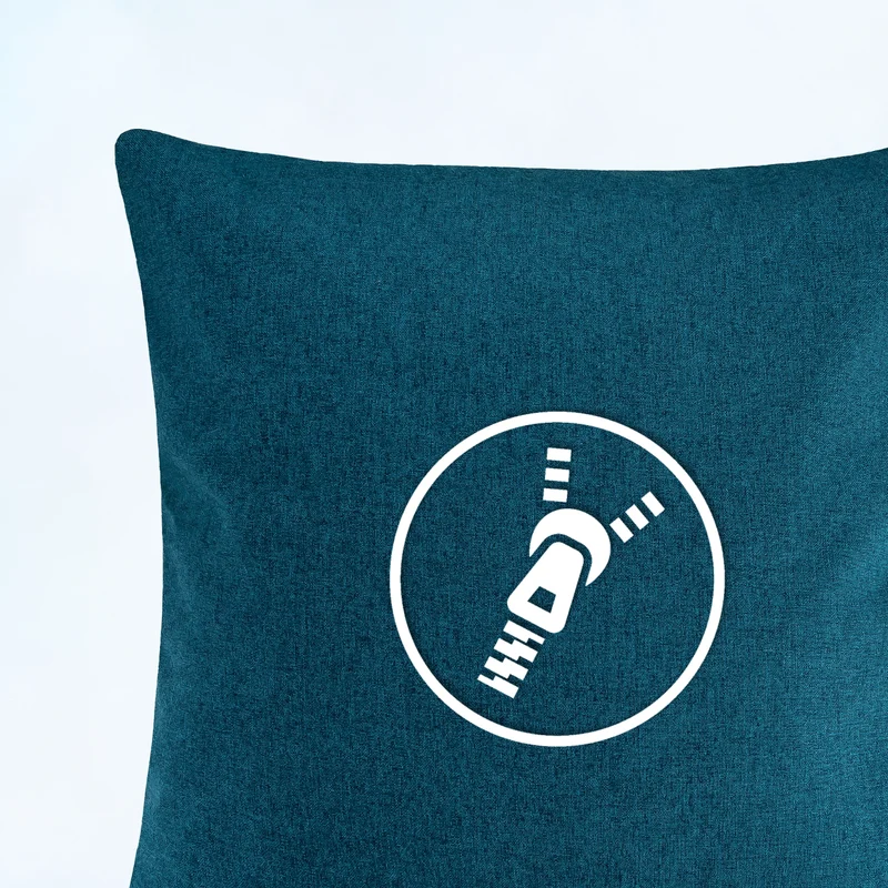 2er Pack Kissenbezug Kissenhülle versch. Größen Polyester Reißverschluss Moon