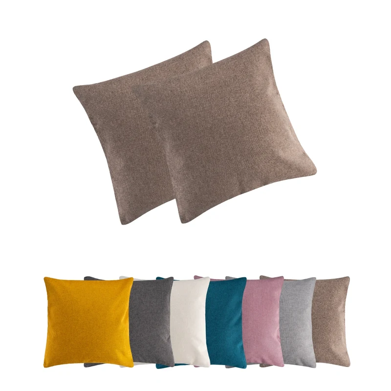 2er Pack Kissenbezug Kissenhülle versch. Größen Polyester Reißverschluss Moon