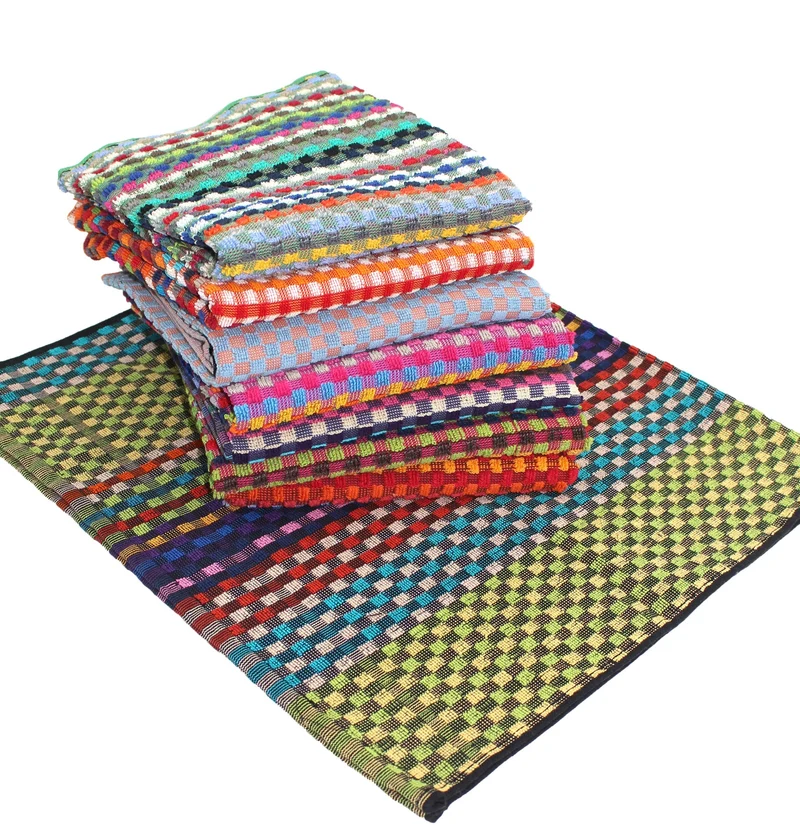 3er-Pack Kracht Grubentuch Restgarntuch bunt 45x90 cm 3-432-00 Grubenhandtuch