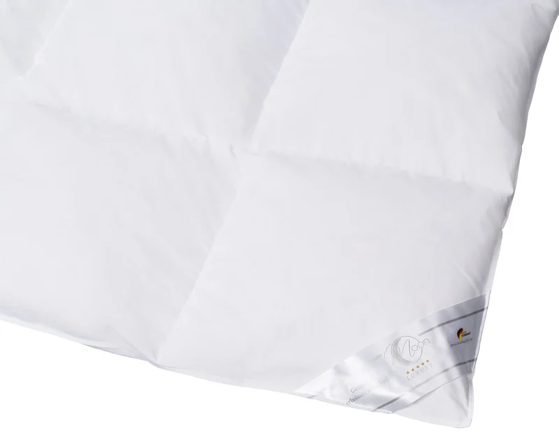 MOON Luxury Ganzjahresdecke Daunendecke 135x200cm 1320g 90% Federn 10% Daunen