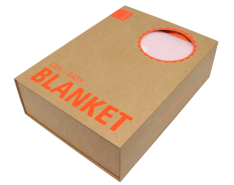 PAD Kinder Kuscheldecke Wohndecke 100x150 FAMILY grey + Geschenkverpackung