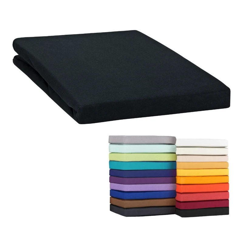 MOON-Classic Topper Spannbettlaken Spannbetttuch 160g/m² Jersey 180x200 - 200x220