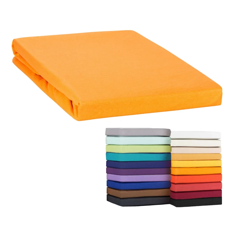 MOON-Classic Topper Spannbettlaken Spannbetttuch 160g/m² Jersey 140x200 - 160x220