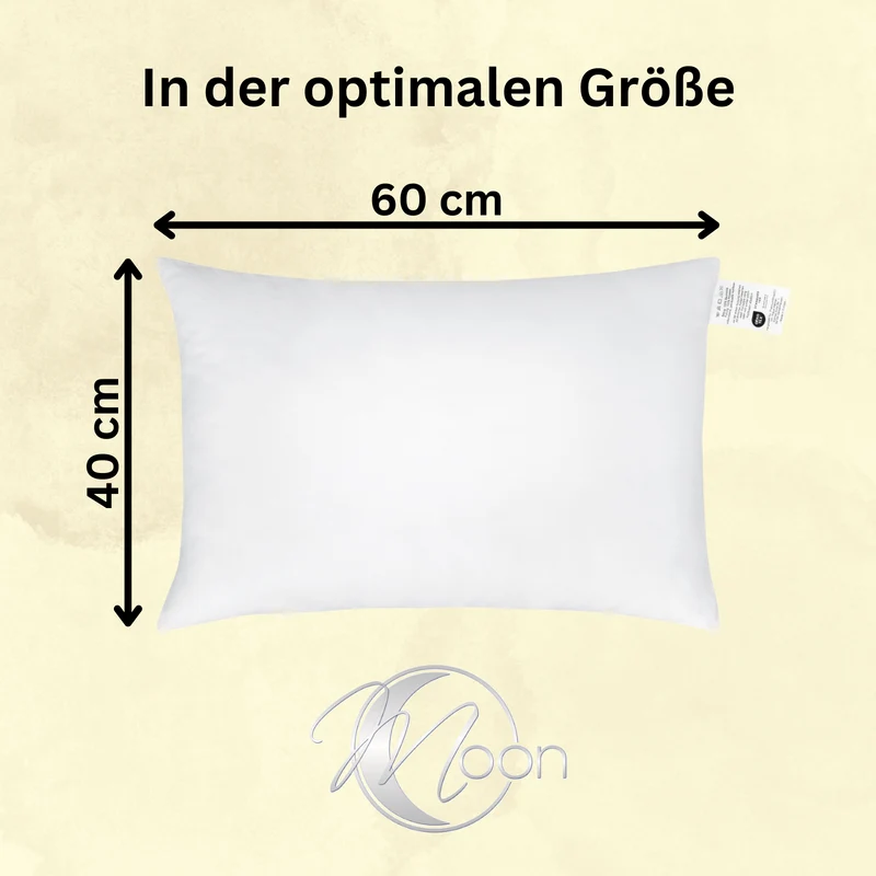 Kopfkissen für Babys 100x135+40x60 cm set Kinder pflegeleicht Kinder anpassbarer Stützkraft