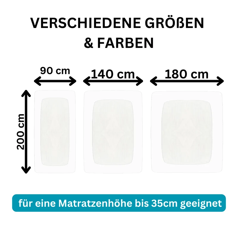 Moon Line Red Frottee Spannbettlaken 100x200