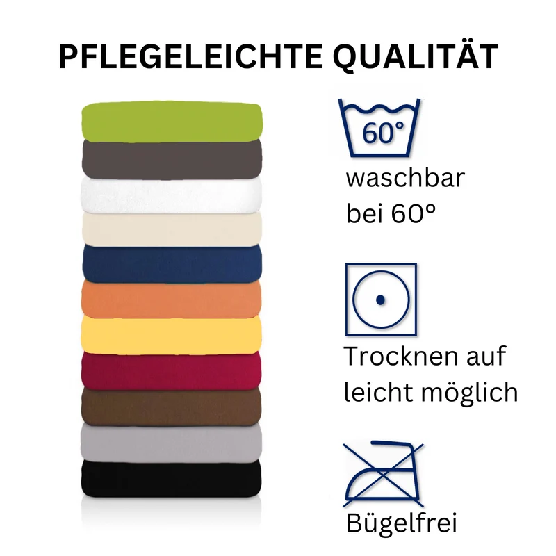 Moon Line Red Frottee Spannbettlaken 100x200