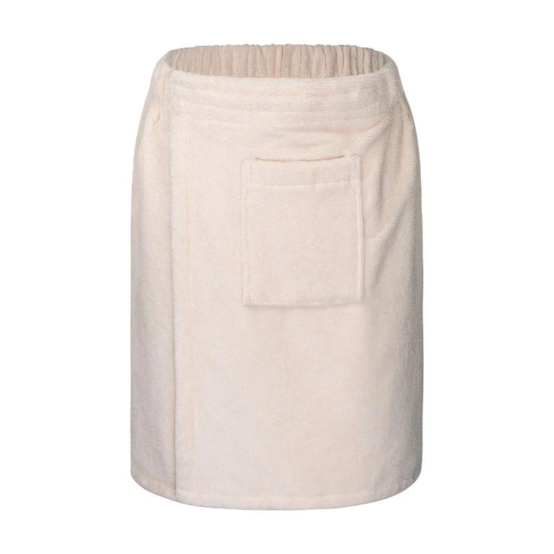 Floringo Luxus Saunakilt Herren Twin-Star Klettverschluss Sauna-Kilt aufgesetzte Tasche
